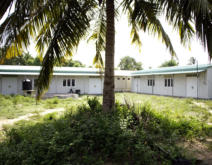 Construction of Proposed Special Task Force Building Using Pre-Fabricated Panels at Kilinochchi Camp